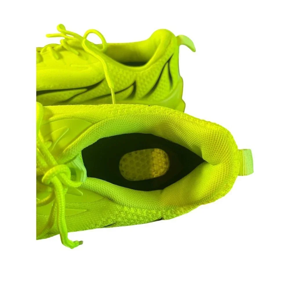 Retro‎ Neon Running Sneaker Active Sporty Fire Cloud 45 Lace Up Retro Funky Bold